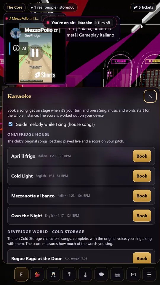 The karaoke songbook